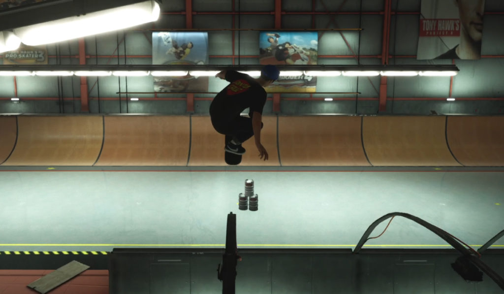 How to get 3 Hangtime Gaps on The Hangar in Tony Hawk's Pro Skater 1 + 2 | 1