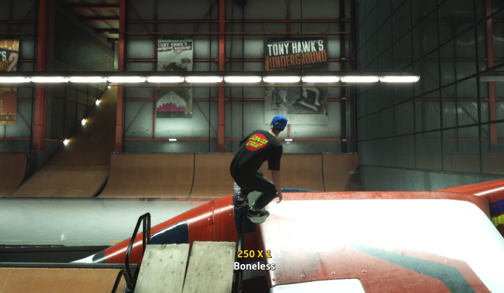 How to get 3 Hangtime Gaps on The Hangar in Tony Hawk's Pro Skater 1 + 2 | 2