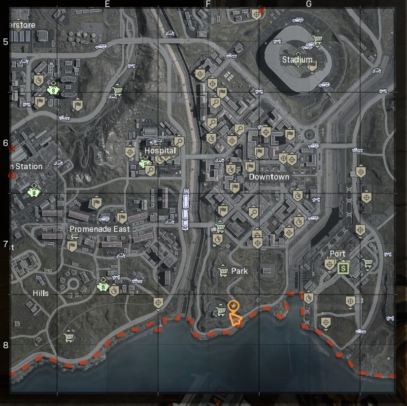 Warzone Bunker 10 Map