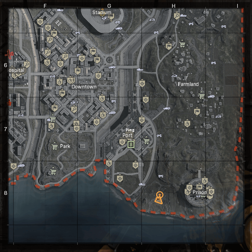 Warzone Prison Bunker Map