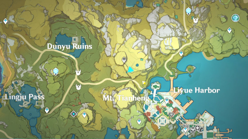 Where to find Childish Jiang in Genshin Impact - Location 1