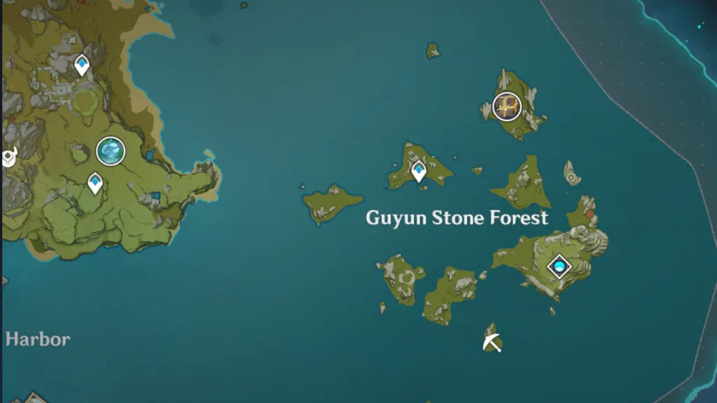 Best Mining Spots in Genshin Impact Guyun Stone Forest