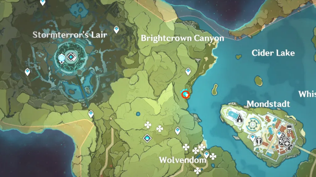 Where to find Carrots in Genshin Impact | Brightcrown Canyon