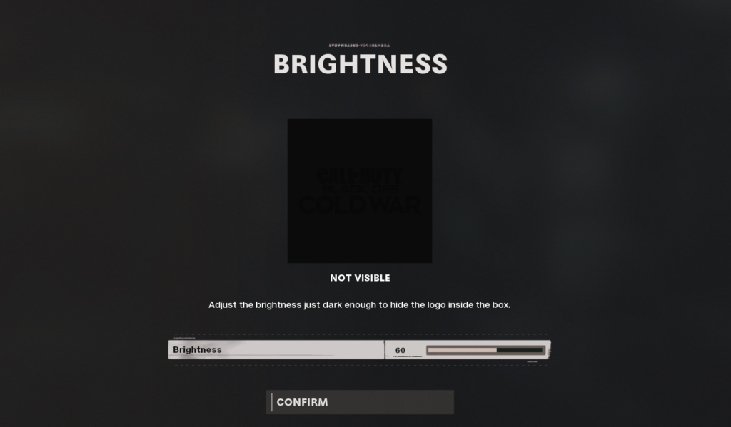 Best visibility settings in Black Ops Cold War - Brightness