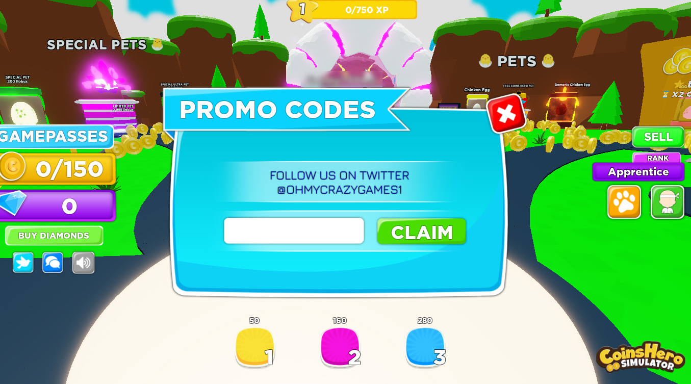 Roblox Coins Hero Simulator Codes (August 2024)