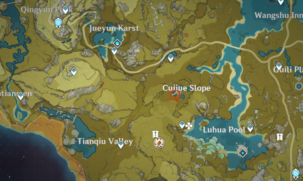 Unusual Hilichurl Location 1 - Ciujue Slope