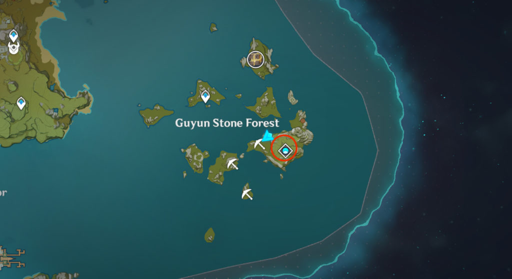 Where to find Crystal Cores in Genshin Impact - Guyun Stone Forest