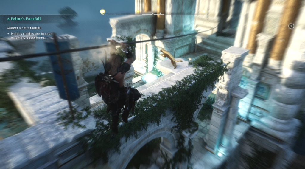 How to collect a Cat's Footfall in Assassin's Creed Valhalla - Cat Location 5 and 6