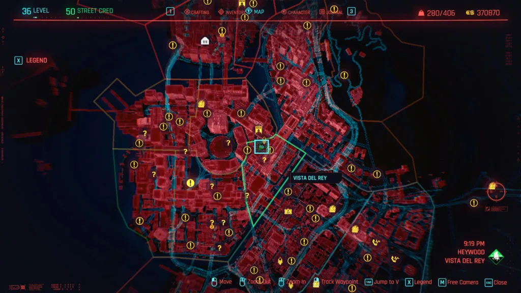 Delamain HQ Map in Night City | Cyberpunk 2077