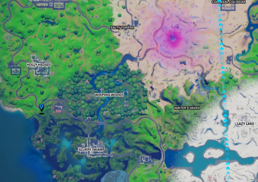 Where to find Snowmando Outposts in Fortnite's Operation Snowdown - Holly Hedges