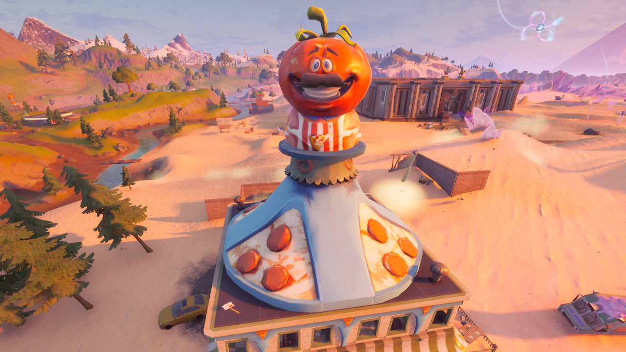 How to Ignite and Dance at a Tomato Shrine near Pizza Pit or Pizza Food