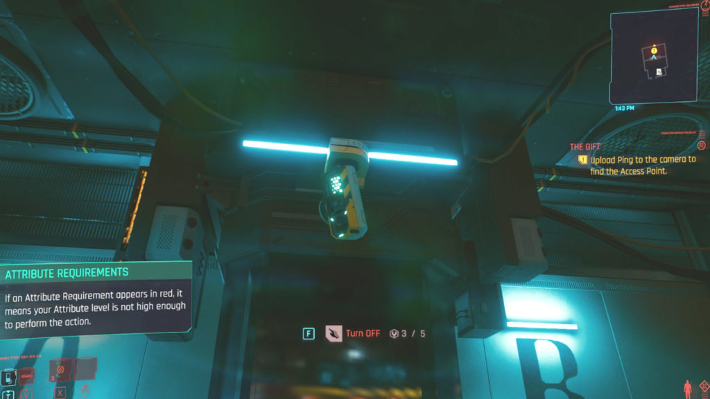 How to Complete The Gift in Cyberpunk 2077 - Surveillance Camera