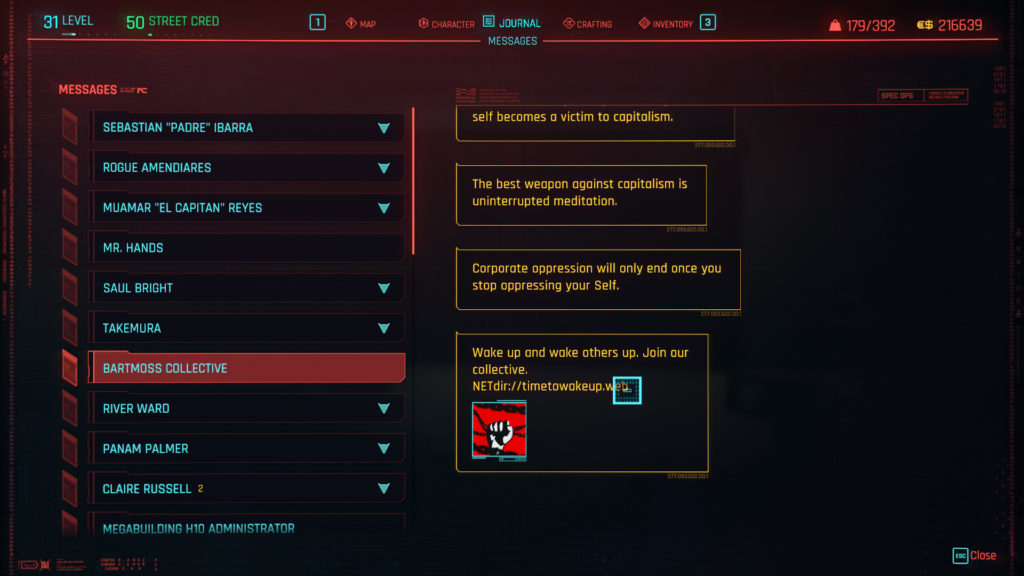 How to Investigate the Site from the Bartmoss Collective Message in Cyberpunk 2077 1