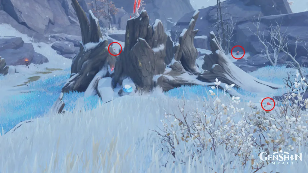 Where to find and unlock the Frostbearing Tree in Genshin Impact - Scarlet Quartz