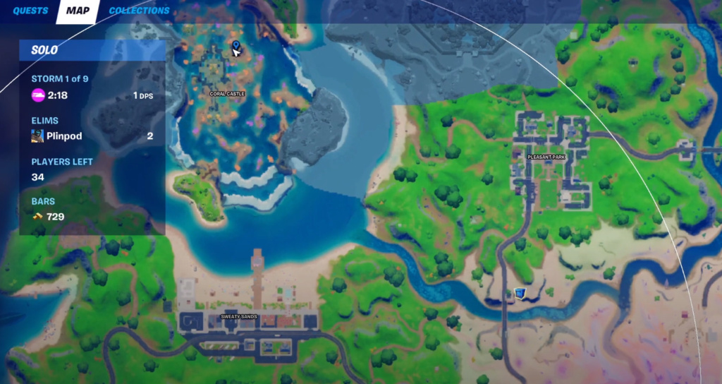 Where to find Gnomes in Coral Castle for Fortnite Chapter 2 Season 5 - 1