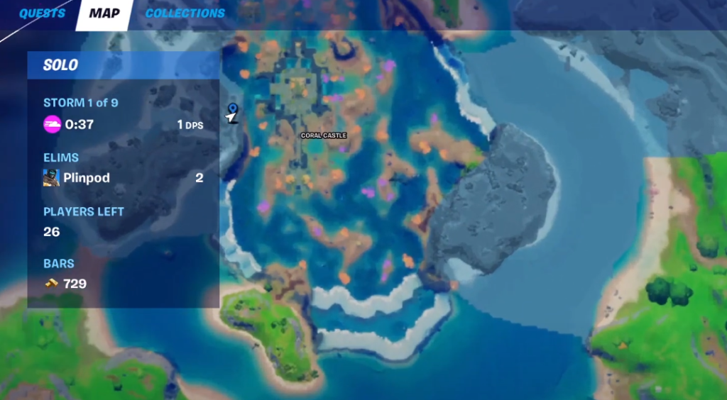 Where to find Gnomes in Coral Castle for Fortnite Chapter 2 Season 5 - 3
