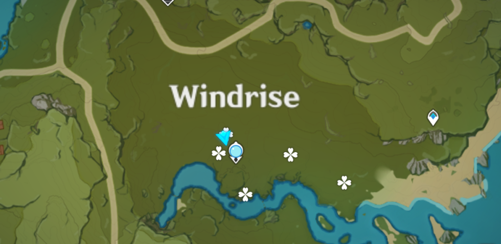 Where to find Windwheel Aster in Genshin Impact - Windrise