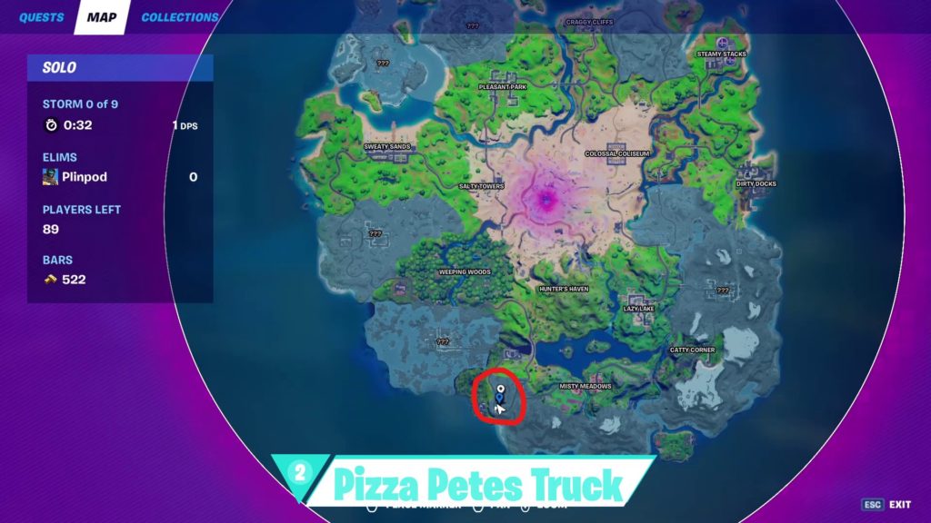 Fortnite Chapter 2 Season5 Pizza Pete's Food Truck