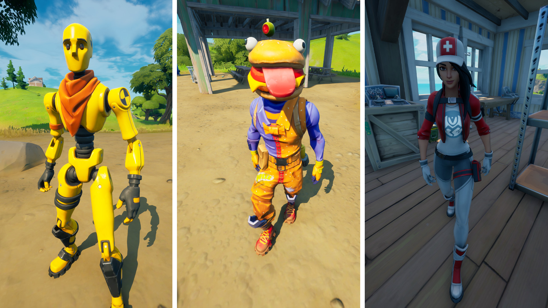 Where to talk to Beef Boss, Remedy, and Dummy in Fortnite