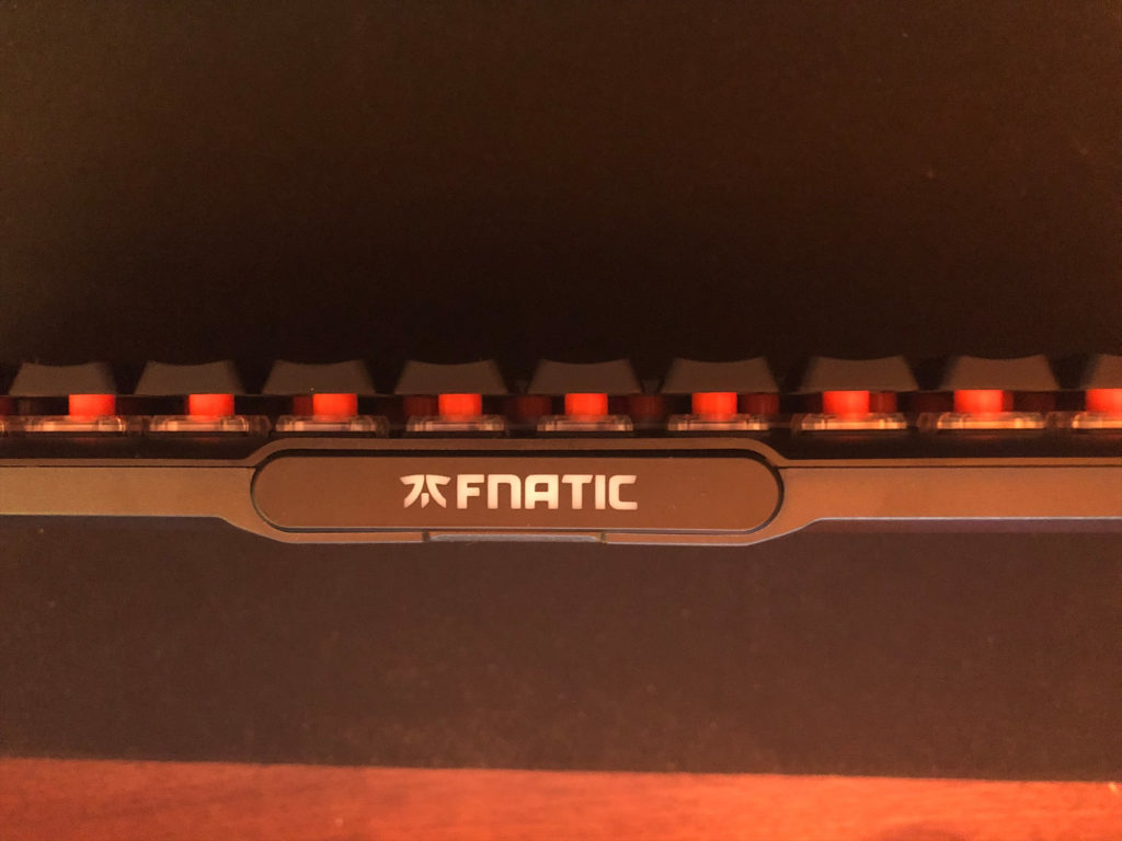 Fnatic STREAK65 Speed Keyboard Review - Top Down View