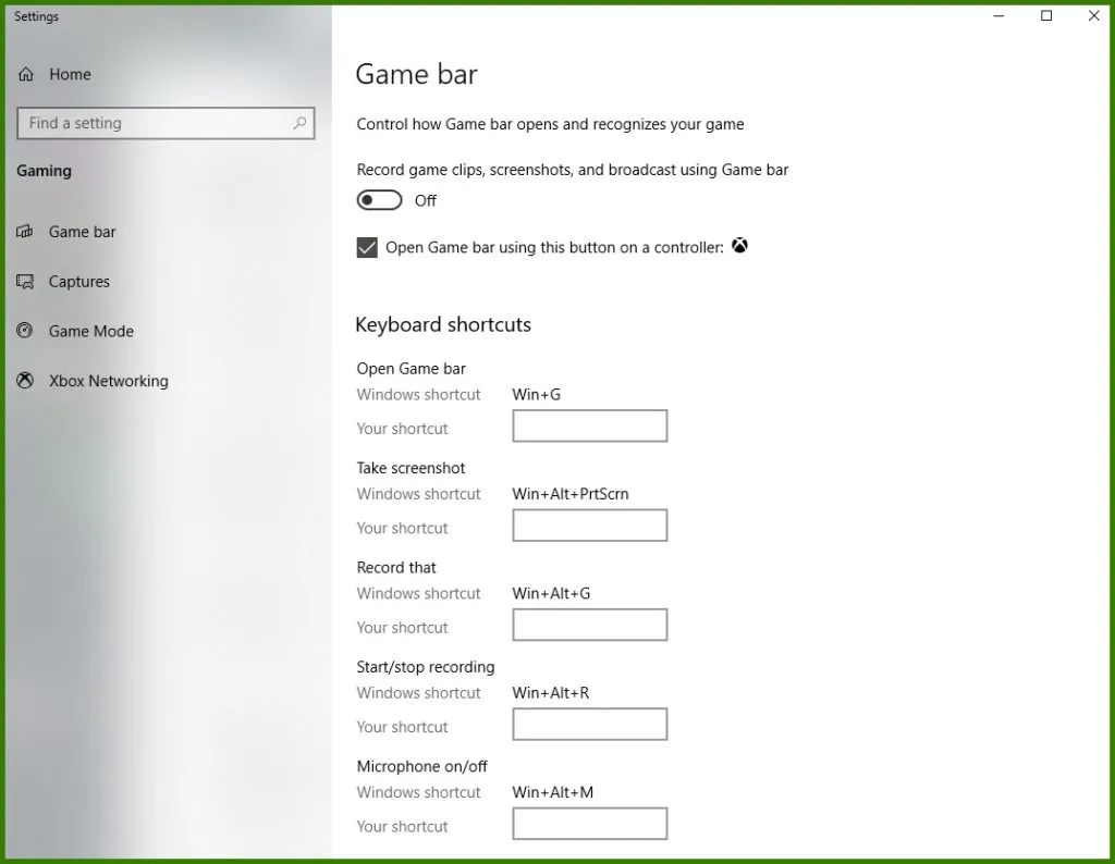 Rust Settings Max FPS - Windows Game Bar Off 