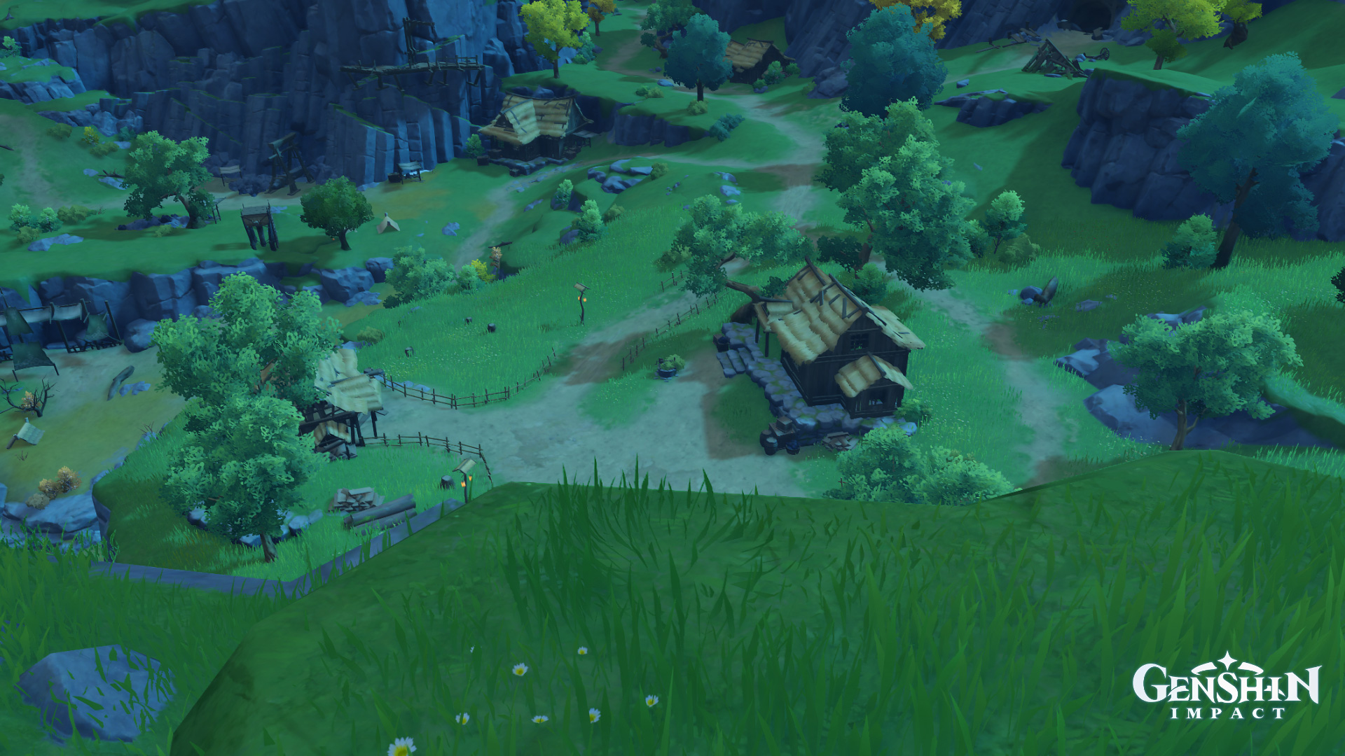 Genshin Impact Lost Riches Treasure Area 7 Locations in Mingyun Village