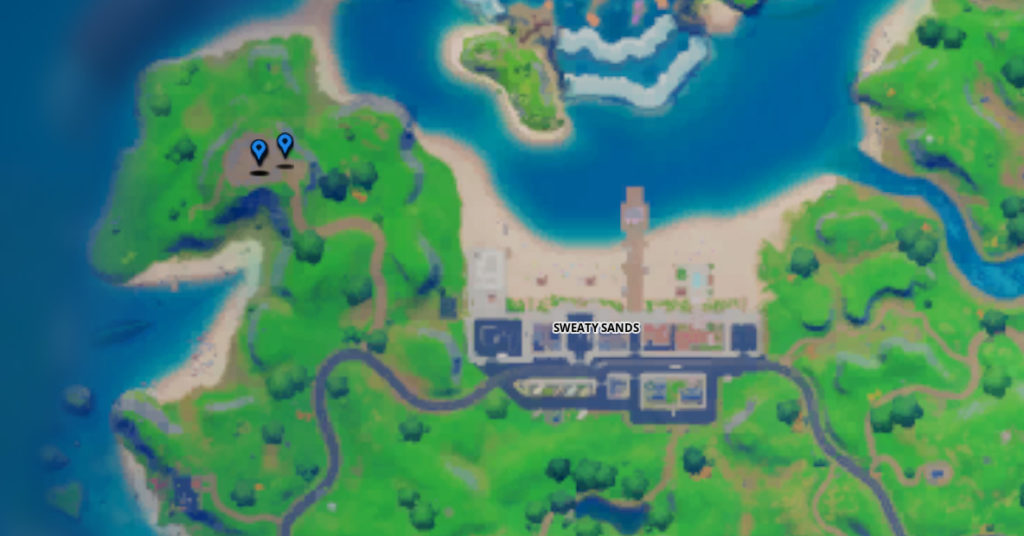 Where to Collect Gnomes from Fort Crumpet and Holly Hedges in Fortnite - Fort Crumpet Map