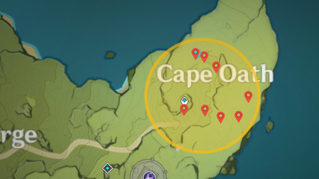 Lost Riches Treasure Area 10: Cape Oath