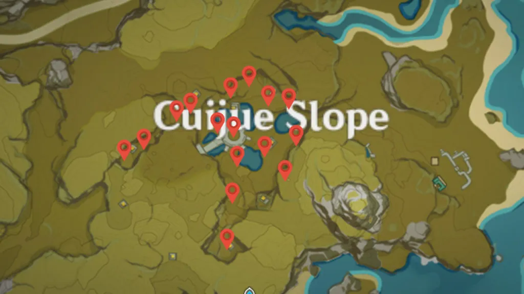 Lost Riches Treasure Area 5: Cuijue Slope Genshin Impact