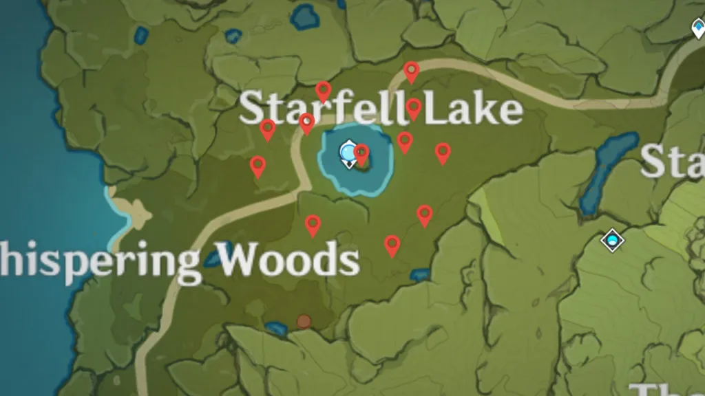 Lost Riches Treasure Area 3: Starfell Lake Genshin Impact