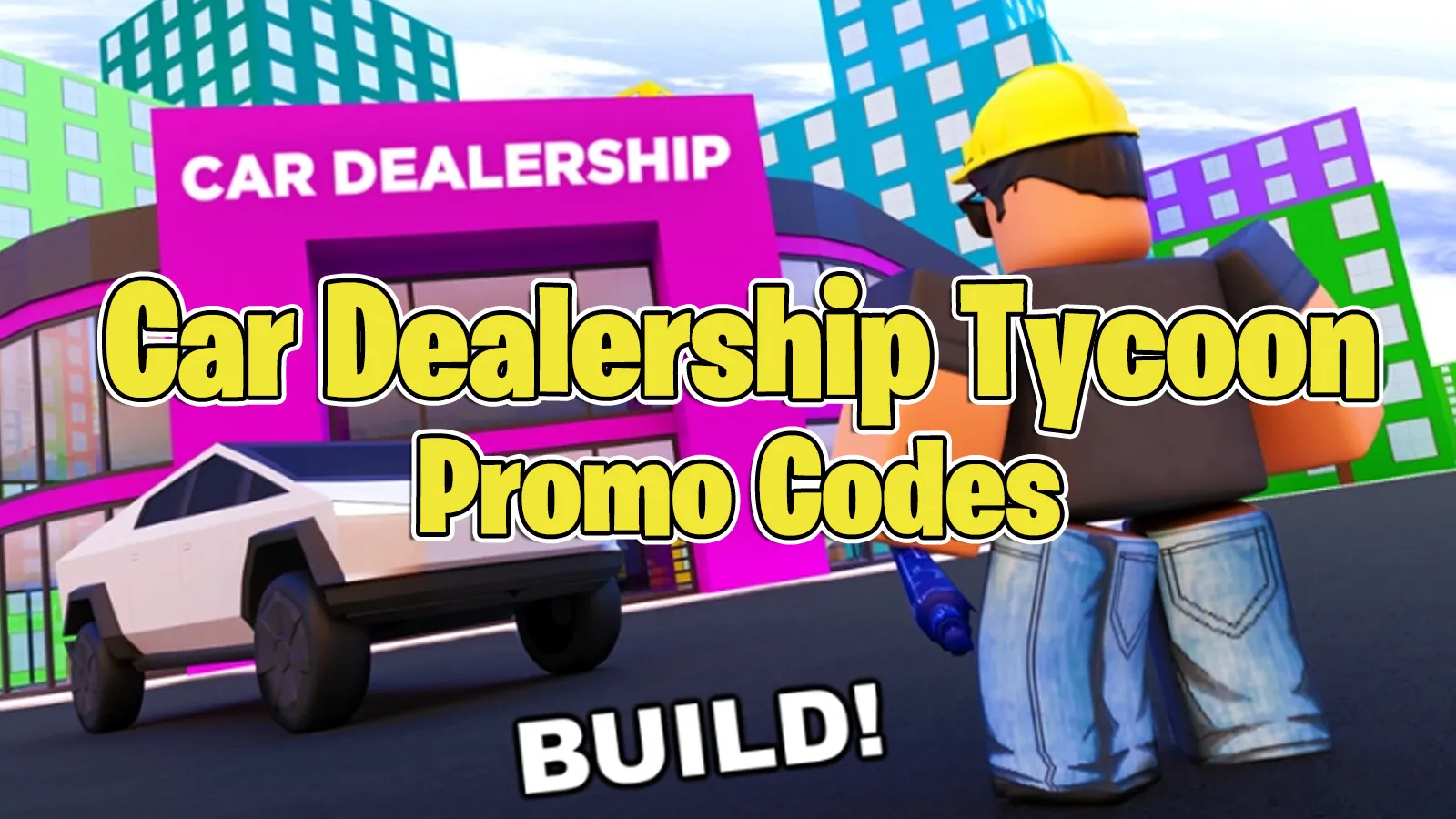 Roblox Car Dealership Tycoon Codes (December 2023) - Car