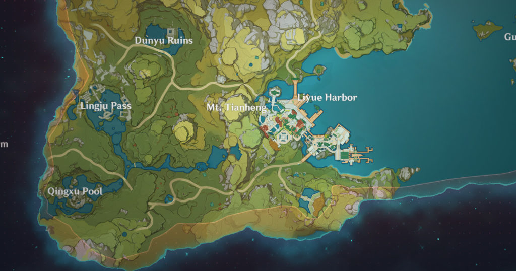 Where is Liyue Harbor in Genshin Impact?