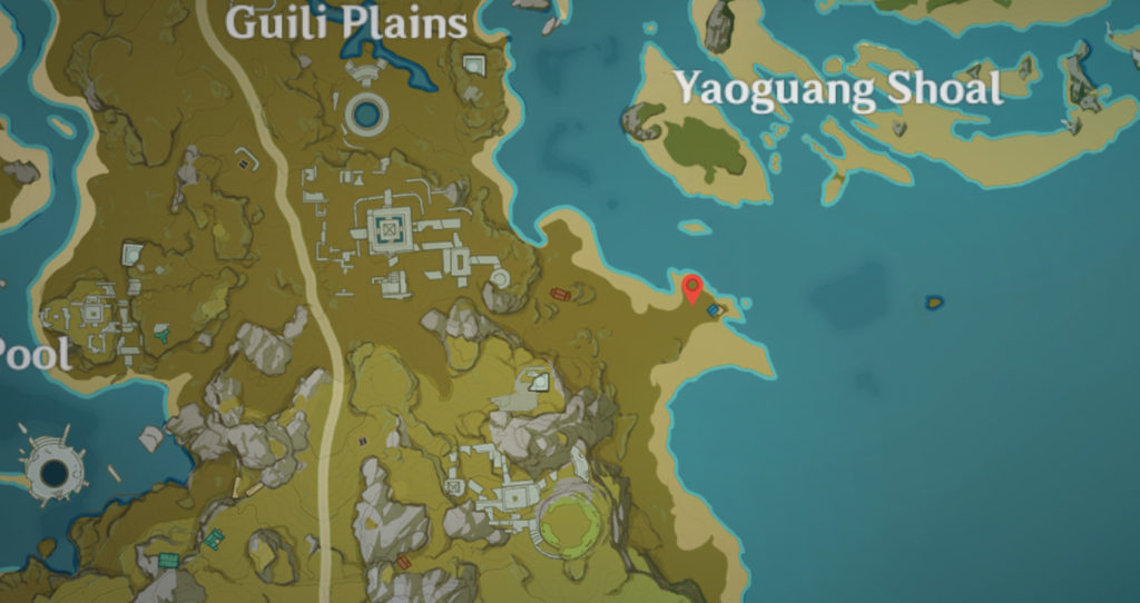 Where to find the Special Treasure in Yaoguang Shoal in Genshin Impact