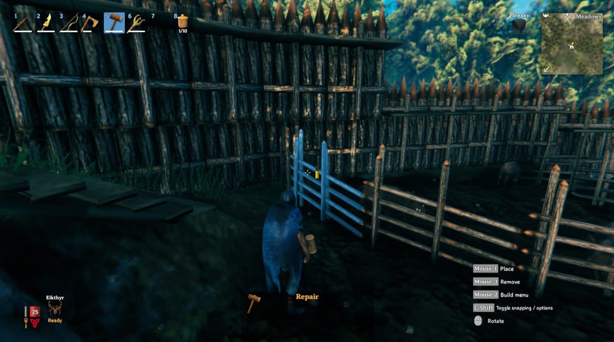 How to Repair Walls in Valheim