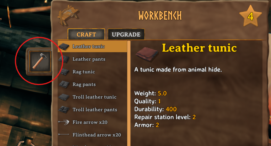 Valheim Repair Button