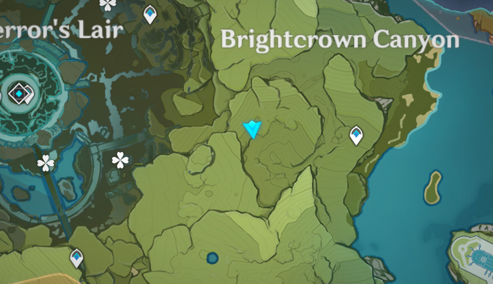 Where to find Brown Creatures in Genshin Impact - Brightcrown Canyon