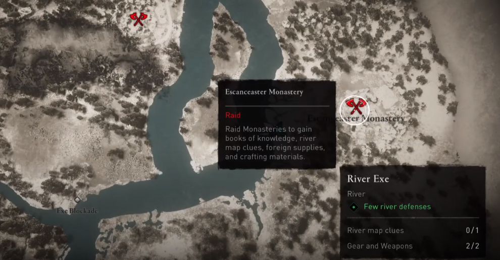 Where To Find The River Exe Map Clue In Assassins Creed Valhalla