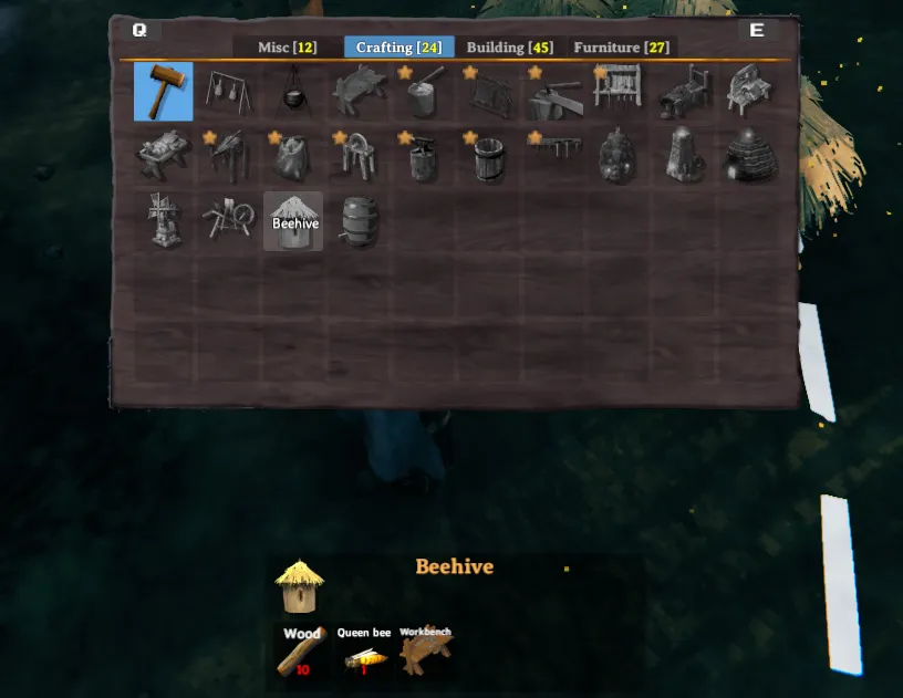 How to craft a Beehive in Valheim