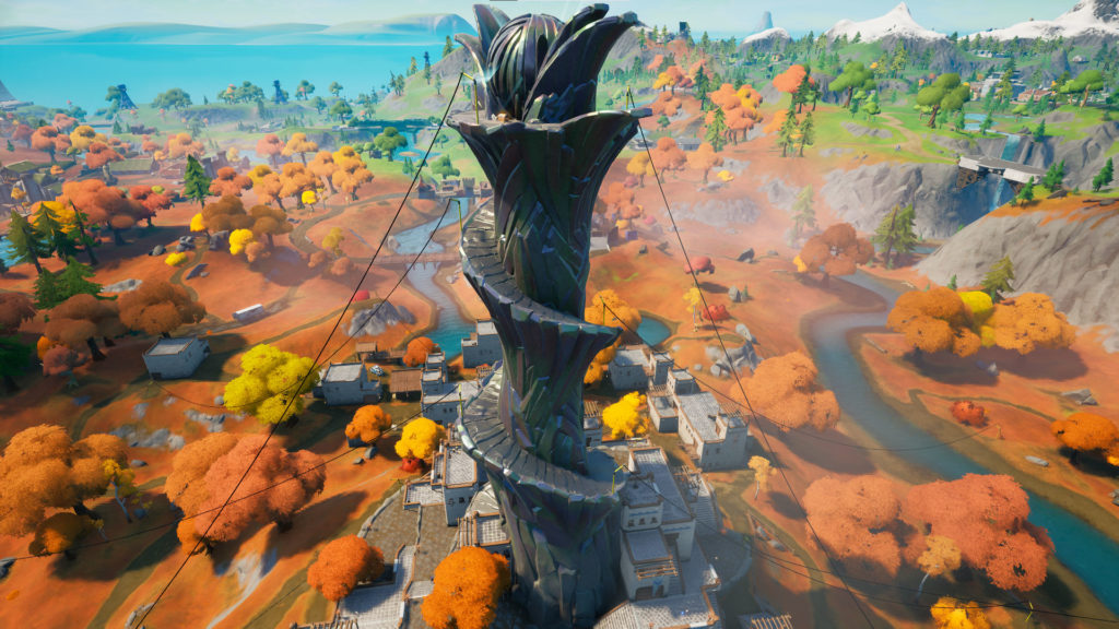 The Spire Ziplines Overview Fortnite