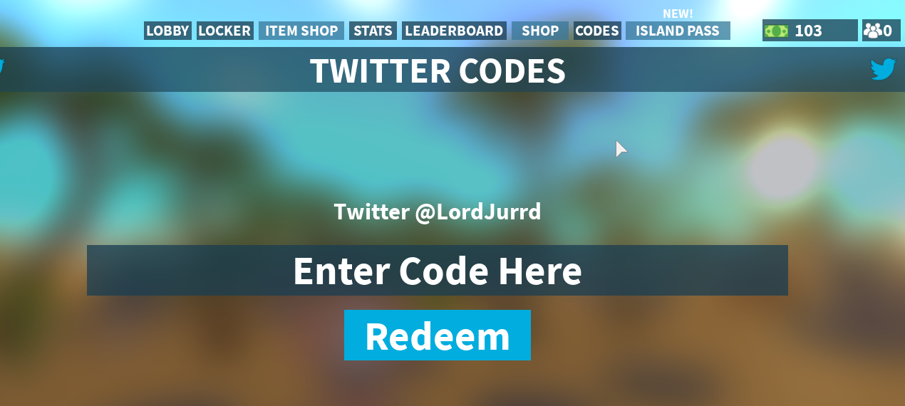 How to Redeem Island Royale Codes in ROblox
