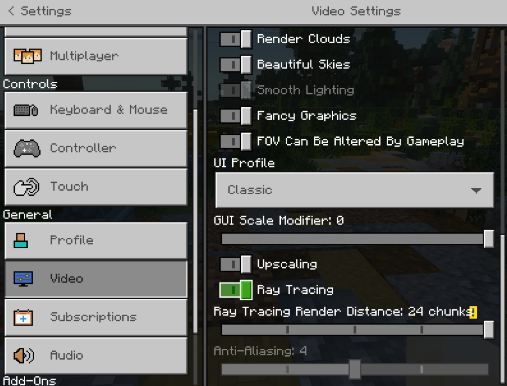 How to Enable Ray Tracing in Minecraft on Windows 10