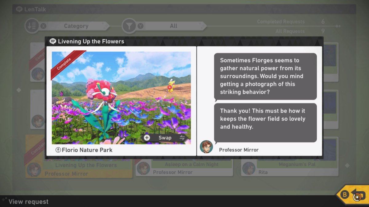 How to Complete Livening Up the Flowers in New Pokemon Snap