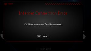 How to Fix Outriders Connection Error: Could Not Connect to Servers