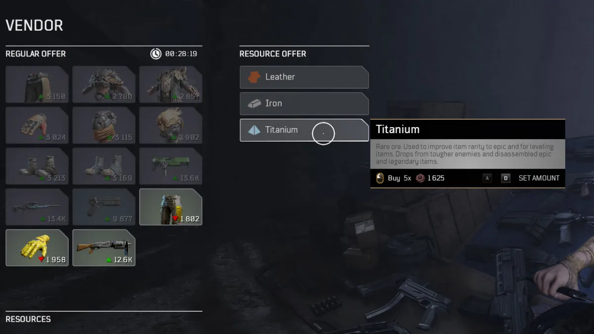 How to get Titanium in Outriders