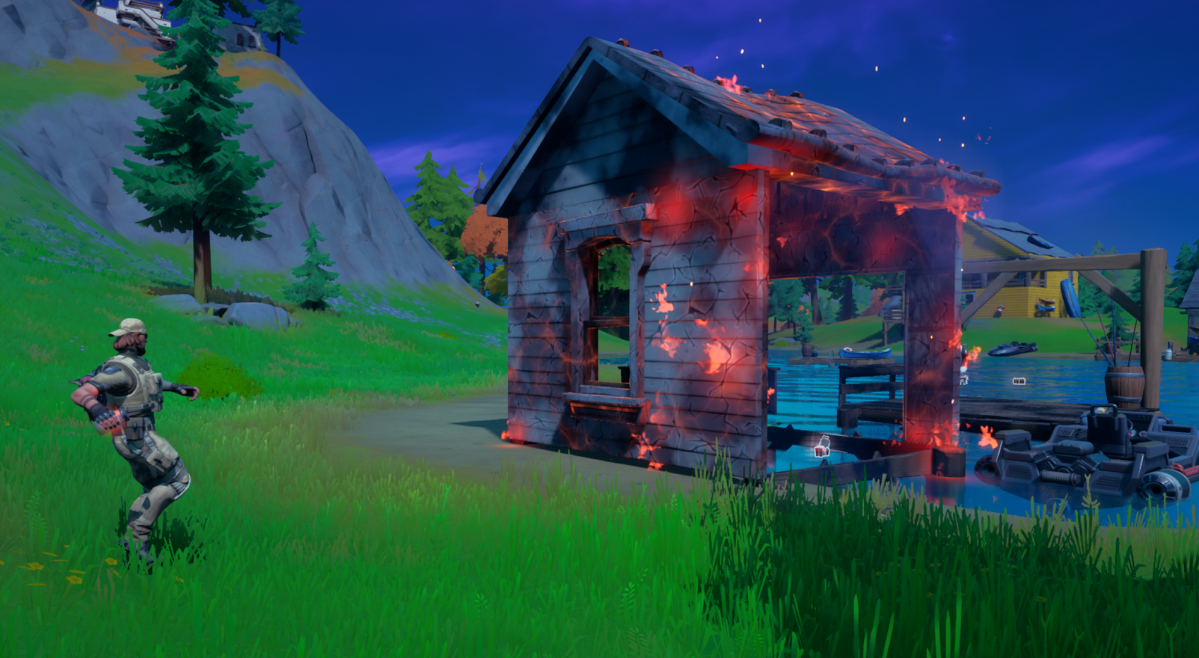 How to set Structures on Fire in Fortnite Chapter 2 Season 6