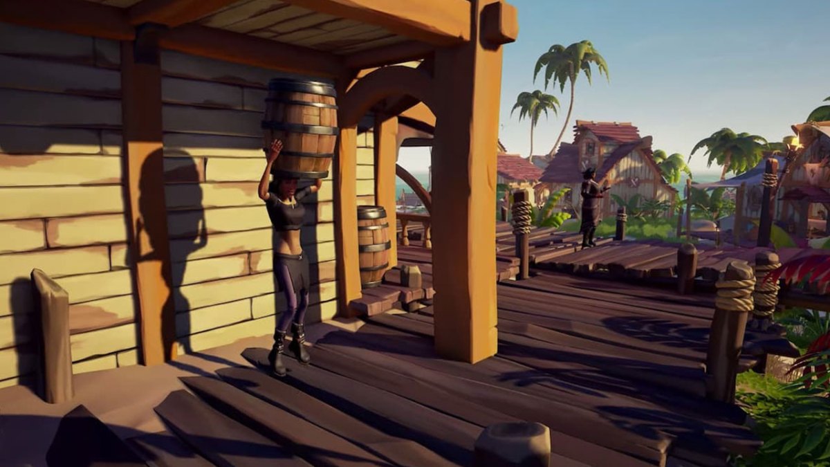 How to use the Barrel Disguise Emote in Sea of Thieves