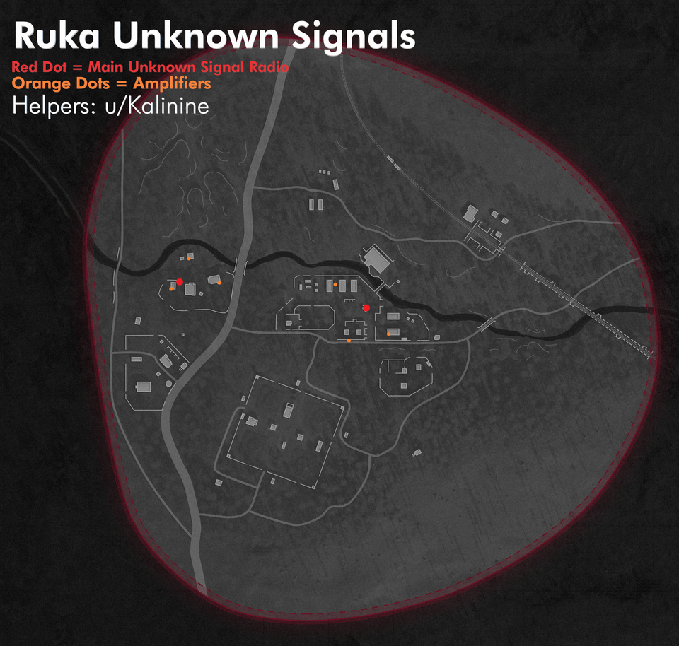 Signal Amplifier Locations in Cold War Zombies Outbreak - Ruka