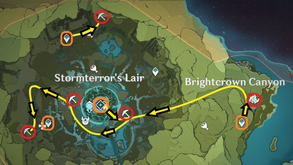 genshin impact crystal ore farming - Stormterror's Lair
