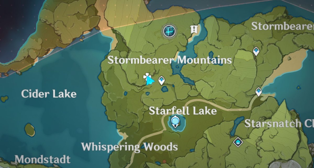 Stormbearer Mountains Apple Locations