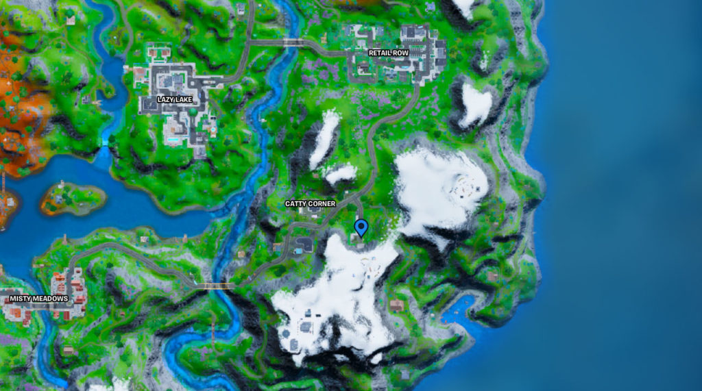 Fortnite: Where to Visit Ghost and Shadow Ruins Locations - Catty Corner